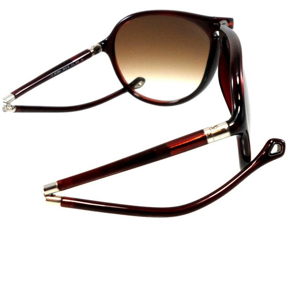 🎁FATHERS DAY ERMENEGILDO ZEGNA Foldable Aviator Gradient Brown Lens Sunglasses - Picture 4 of 16